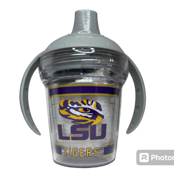 Tervis My First Tervis Sippy Cup LSU Tigers Toddler Cup Purple Yellow Louisiana - Picture 1 of 11